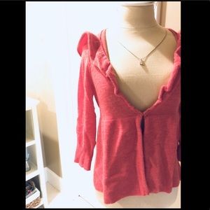 Anthropologie {Moth} Red Jacket